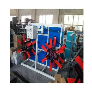 Factory price pneumatic double disk plastic double disk winding machine corrugated pipe winder coiler machine