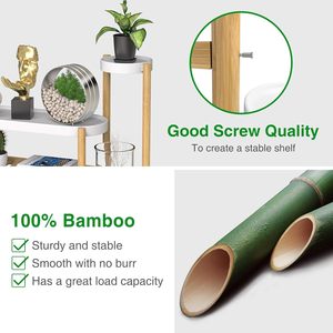 Soporte Minimalista de Varios Niveles para Plantas, Estante de Bambú para Suculentas de Interior, Estilo Nórdico, Soporte Rectangular para Macetas - Product Image 3