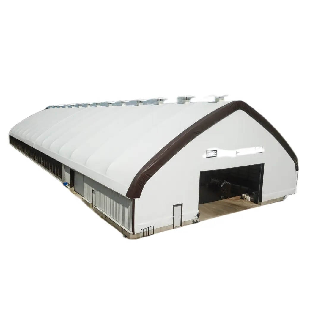 Promotion Dôme stockage 6'X4' Acier Hangar Expédition Auvent Conteneur Toit Abri