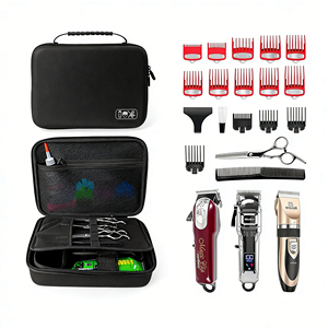 हेयर क्लिपर्स ट्रिमर उपकरण उपकरण भंडारण कस्टम पोर्टेबल पुरुषों के रेजर हेयर कटिंग बारबर केस बैग - Product Image 2