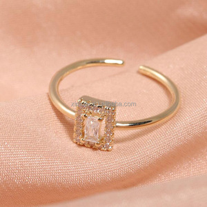 Nuovissimo Anello da Donna con Cristalli, Anello con Diamante, Anello in Oro da <span class=keywords><strong>2</strong></span> Grammi - Product Image 2