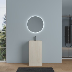 Lavabo de pie de una pieza con pedestal, pequeño lavabo con colores intercambiables - Product Image 1