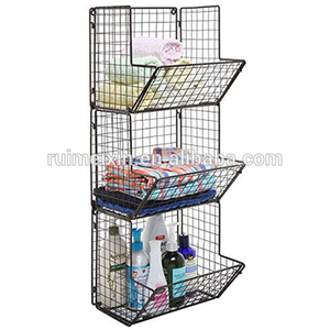 Cesto di frutta di grande capacità porta cibo porta oggetti in metallo filo serpente portaoggetti griglia 3 livelli in ferro da cucina staccabile - Product Image 6