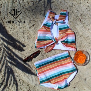 Traje de Baño Ecológico de Nuevo Diseño 2024, Traje de Baño de Dos Piezas para Niños, Bikini Estampado para Bebés - Product Image 3