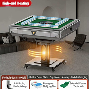 Wholesale Mahjong Machine Meal <b>Playing</b> <b>Cards</b> Dual-use Multi-color Optional Movable Folding Automatic Table WL-03001 Automatic Ma - Product Image 2