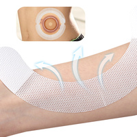 Patch de renforcement pour stomie, adhésif, scellant sûr, anti-fuite, bande de fixation pour la base du sac de stomie, bandes de fixation pour plaque de base