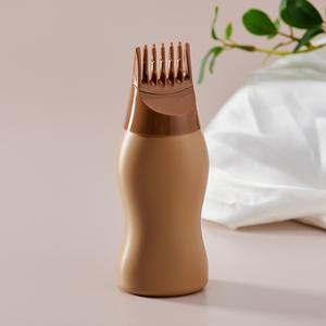Grosir isi ulang botol plastik coklat 170ml dengan sisir aplikator untuk sampo pewarna rambut dan alat penata Pengeluaran Minyak Salon - Product Image 4