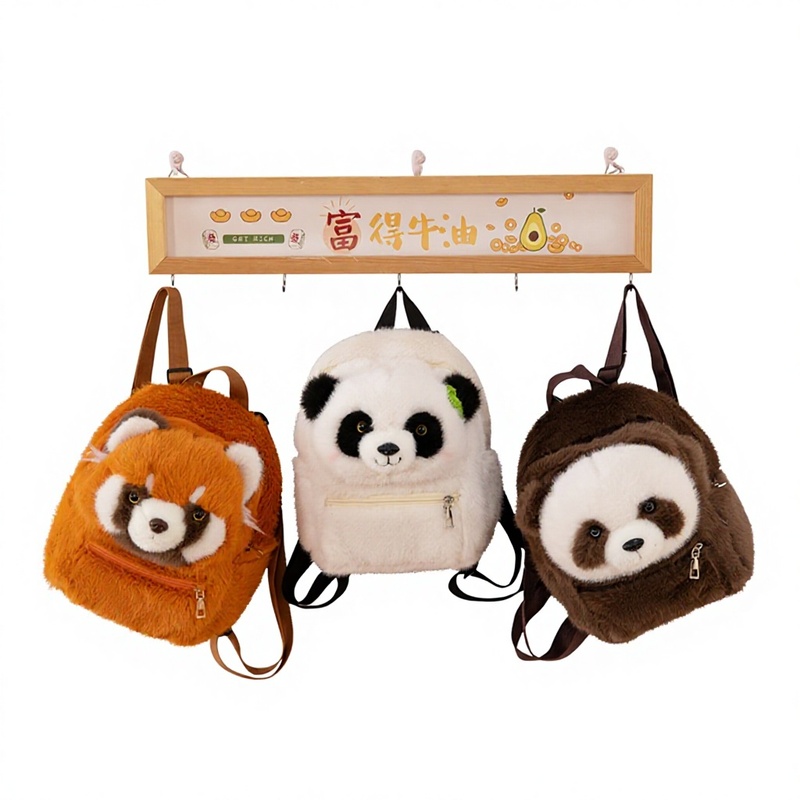 Plush Soft Backpack Kawaii Cute Pink