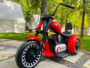 Cheap Price Remote Control Ride on Led Light Motorbike with Plastic <b>Frame</b> Outdoor Tricycle - Product Image 1