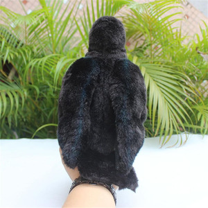 7594 realistico peluche soffice piccolo uccello nero Plushie peluche animali di pezza giocattoli di Halloween regali per bambini ragazze ragazzi Plushie <span class=keywords><strong>corvo</strong></span> - Product Image 2