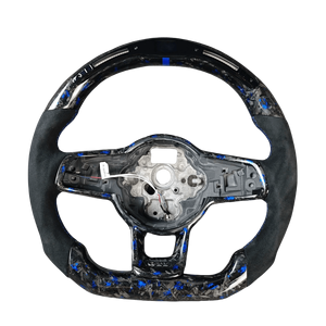 Luces LED y Volante de Fibra de Carbono con Perilla, Aptos para Volkswagen Lavida, Veloster, Passat, Golf 8/7, Tiguan, T-Roc - Product Image 2