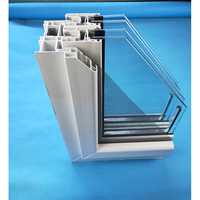 Ventanas de PVC Insonorizadas de China para Apartamentos, Vidrio de Doble Panel que Reduce el Ruido, Ventana Corredera