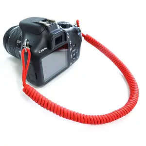 black adjustable nylon rope small cuff parachute cord sling custom quick release shoulder hand camera wrist straps