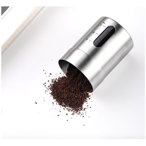 Portable Stainless Steel <b>Manual</b> Hand Mini Small <b>Coffee</b> Bean Grinding Tools Anti Silicone Sleeve Straight Handle - Product Image 6