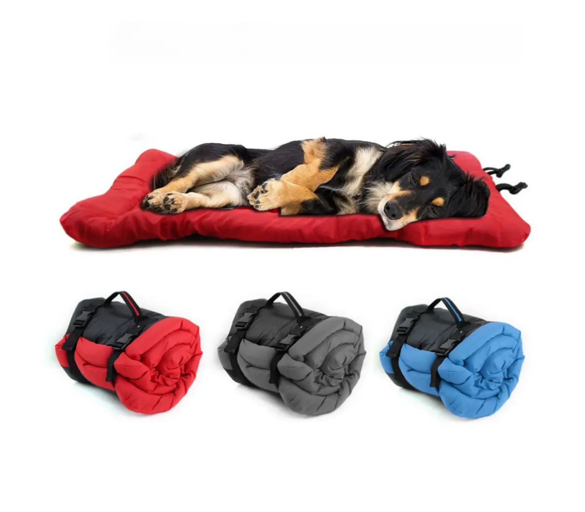 Chien Camping Voyage coussin chien lit Pet fournitures extérieur portable étanche pliable enroulable canapé facile à nettoyer Pet Mat