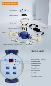 Stepon WiFi Système de chlore salin Machine Électrolyseur de piscine chlorée au sel Fonction WiFi Électrolyseur de piscine - Product Image 5