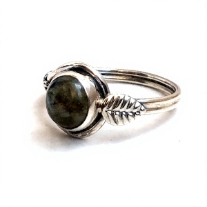 6 mm Round Quality Design Blue Fire <b>Labradorite</b> Exclusive 925 Sterling Silver <b>Ring</b> Supplier India Wedding Bezel Fine <b>Rings</b> - Product Image 4