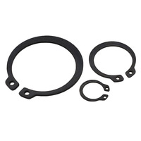 GB894 65mm 68mm Zinc Plated Carbon Steel External Circlips Black Oxide 65Mn Spring Steel Retaining Ring for Shaft