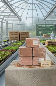 Bloque de Fibra de Coco 5kg 30 cm x 30 cm x 12 - 15 cm Alto en EC, sustrato de cultivo de coco confiable que favorece raíces fuertes y un crecimiento óptimo de las plantas - Product Image 6