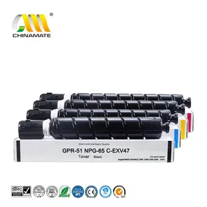 GPR-51 Compatibele Toner Voor Canon Ir Advance C250 C350 C-EXV47 Tonercartridges NPG-65 Printer Toner Groothandel