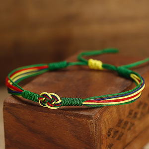 Francia EE. UU. <span class=keywords><strong>Forever</strong></span> Country Proud Flag Color Infinity String Pulsera tibetana Lucky Surfer Wrist Wrap Pulsera para hombres y mujeres - Product Image 4