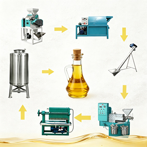 Línea de Prensa de Aceite Personalizada de Alta Eficiencia de 10 <span class=keywords><strong>a</strong></span> 500 kg, Unidad de Prensa de Aceite Pequeñ<span class=keywords><strong>a</strong></span>, Integrada y Completa, con Funciones de Trituración, Tostado, Prensado y Filtración - Product Image 1