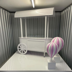 Fournitures de mariage, décoration de <span class=keywords><strong>bar</strong></span> à bonbons de mariage, présentoir de gâteau de bonbons, chariot de bonbons blancs de mariage - Product Image 4