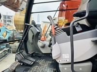 Excavatrice sur chenilles Hitachi ZX130-5A 13 tonnes, d'origine japonaise, d'occasion, avec godet de 0,55 m, faible nombre d'heures de fonctionnement, moteur, boîte de vitesses, moteur électrique