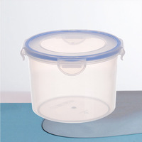 Conteneur de stockage pour réfrigérateur et congélateur en plastique transparent moulé par injection, sans BPA, hermétique, écologique, grande capacité, pour viande