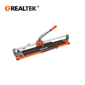 Realtek Precise Scale Hand Cutting Tools Steel Base Manual Ceramic Tile Cutter 800mm Machine