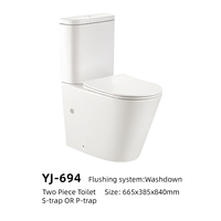 Ensemble complet de luxe CE européen : Meuble-lavabo flottant avec miroir LED, lavabo en céramique, WC suspendu et accessoires