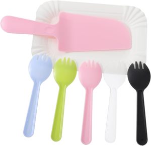Plateau de cuisson jetable pour gâteau d'anniversaire avec fourchette, couteau et cuillère en bois de bouleau - Sans BPA, sans danger pour les aliments, compostable - Product Image 1