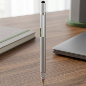 Penna Multifunzione in Alluminio con Inchiostro Riciclato Nero Strumento di Scrittura Premium Modello 107908-1 - Product Image 3