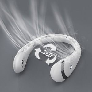 Neckband Portable Bladeless Cooling Fan Rechargeable Wireless For Outdoor Use - Product Image 3