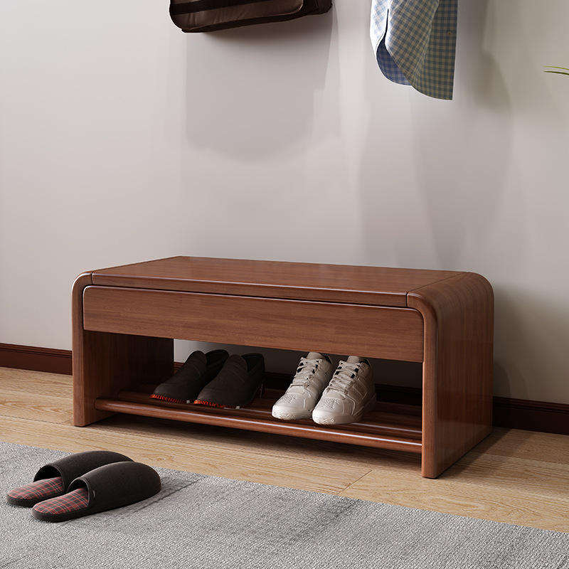 Modern Entryway Shoe Stool Multi functional