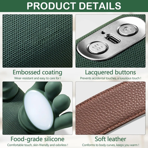 Masajeador Eléctrico Inalámbrico 3D para Cuello y Espalda, Dispositivo de Masaje Shiatsu Profundo con Calor, Manos Libres, Masajeador Eléctrico para Cuello y Espalda - Product Image 2