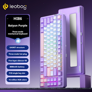 <span class=keywords><strong>Teclado</strong></span> Mecánico de Aluminio Leobog Hi86, Diseño de 86 Teclas, Inalámbrico Trimodal, Cinco Capas de Amortiguación de Sonido Interna, Batería de Gran Capacidad - Product Image 3