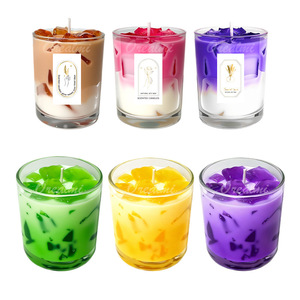 Vela Aromática <span class=keywords><strong>de</strong></span> Cera <span class=keywords><strong>de</strong></span> Soja <span class=keywords><strong>con</strong></span> Fragancia a Té <span class=keywords><strong>con</strong></span> <span class=keywords><strong>Leche</strong></span>, Café <span class=keywords><strong>con</strong></span> Cubitos <span class=keywords><strong>de</strong></span> Hielo y Gelatina, Caja <span class=keywords><strong>de</strong></span> Regalo Navideña, Aceite Esencial <span class=keywords><strong>de</strong></span> Plantas, Aromaterapia, Fuegos Artificiales, Globo - Product Image 5