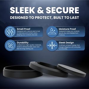 Scatola Portatile per Tabacco dal Design Nostalgico, Stile Moderno con Patina, in Lega di Alluminio, Design Cartoon, 7x7x22cm, 90g - Product Image 6