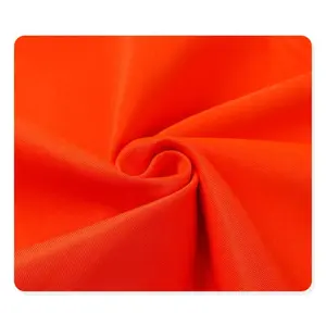 Cao có thể nhìn thấy huỳnh quang màu cam màu vàng dệt vải phản quang vải cho phản quang vest làm việc quần áo phù hợp với đồng phục fufu