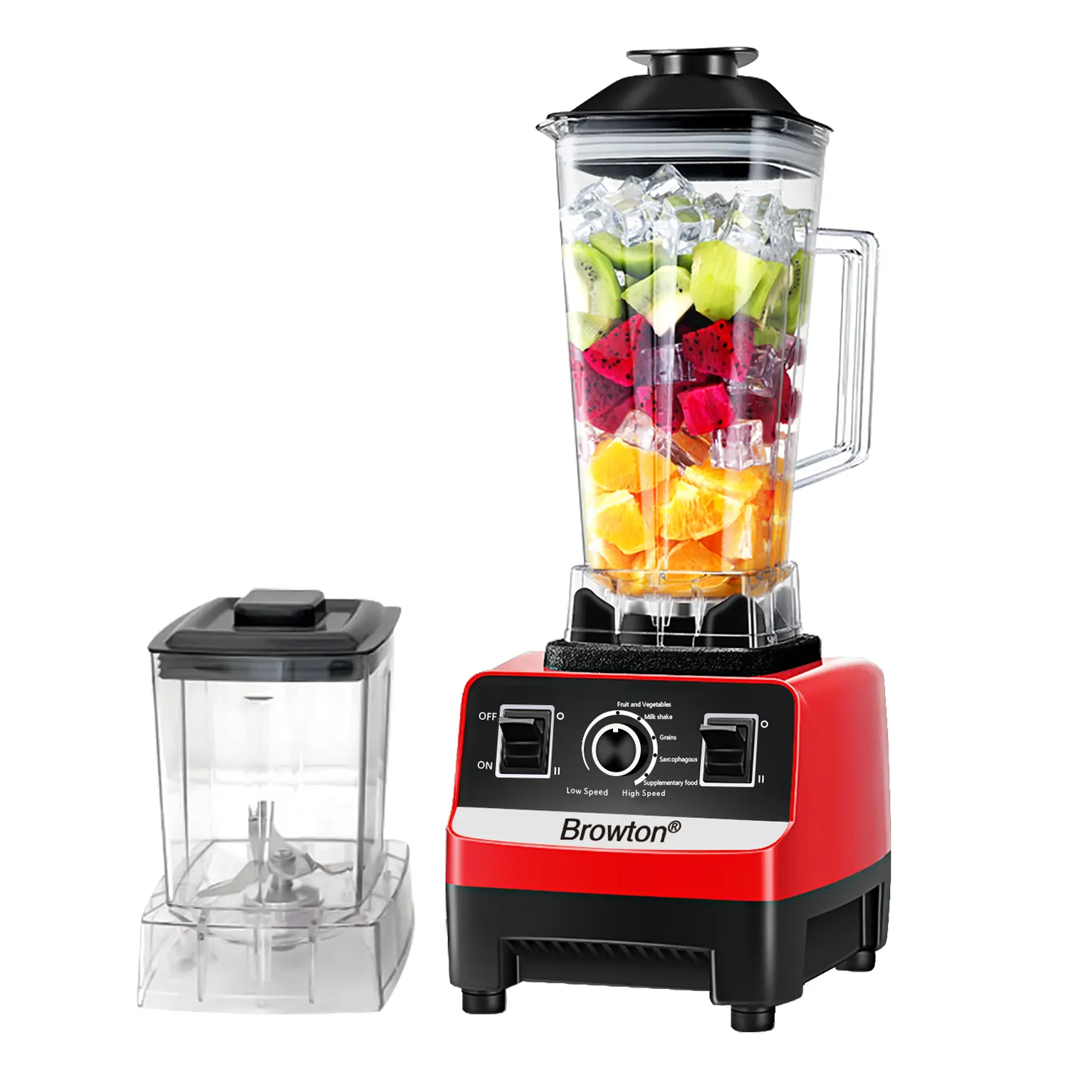 2.0L ticari Smoothie blenderı mutfak aletleri elektrik kıyıcı sıkacağı meyve Blender ve mikser