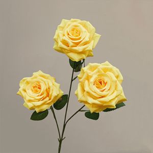 Bouquet de 3 roses artificielles avec diamants simulés, idéal pour la décoration de la maison, les mariages, les fleurs séchées, les accessoires de photographie et les décorations de Noël - Product Image 4