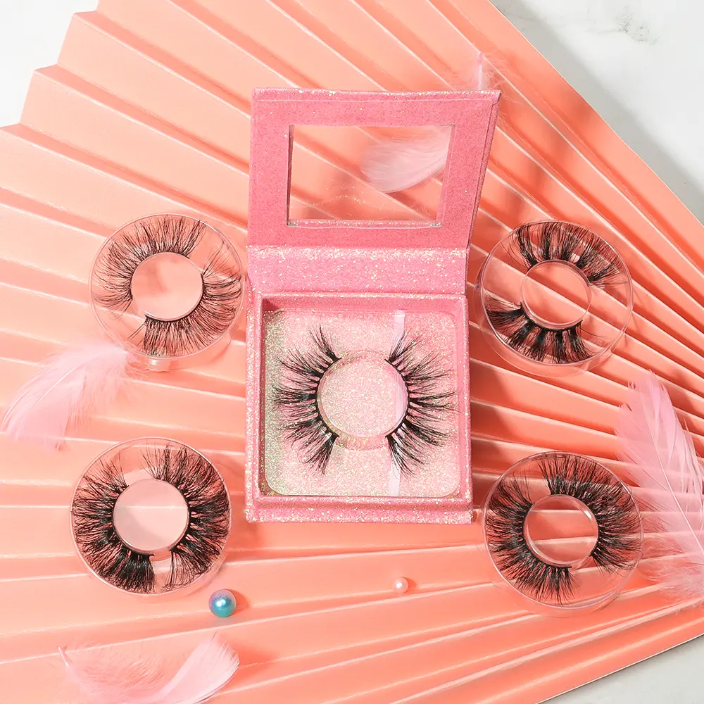 SP EYELASH Private Label Individual Faux Mink Lash Segment Natural DIY Stirp Segment Cluster Lashes kit