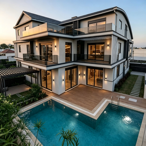 Casas Modulares Completamente Equipadas a Precios Accesibles, Casas Prefabricadas de Estructura de Acero Ligero, <span class=keywords><strong>Mansiones</strong></span>, Villas Prefabricadas de Lujo <span class=keywords><strong>en</strong></span> <span class=keywords><strong>Venta</strong></span> - Product Image 6