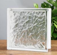 Blocs de verre ultra-transparents de haute qualité, briques de verre solides, blocs de verre décoratifs givrés