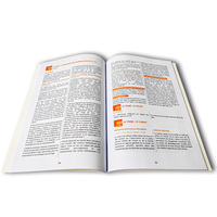 Personnalisé imprimé école éducatif étudiants exercice manuel livre de poche couverture souple livres histoire géographie livres impression