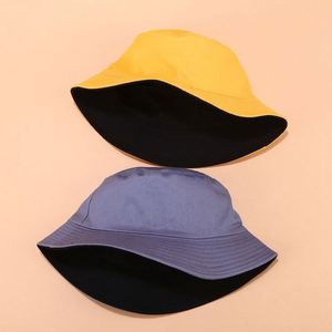 Wholesale <b>Men</b> & Women <b>Sun</b> Protection Double Side Custom Logo Fisherman Bucket <b>Hat</b> for Outdoor Sunshade - Product Image 4
