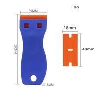 Grattoir pour enlever la colle Grattoir pour enlever le verre en plastique Grattoir de nettoyage de voiture Application de film Outil à main Pelle de nettoyage de cuisine G25-28