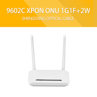 Módem de Fibra Óptica Shengtang Xpon ONU de Alta Calidad, Modo Dual 1GE+1FE+1POTS+WIFI, 2OKM, 28DBM, 625MHz, Modelo DDR2 EG8141A5 FTTH