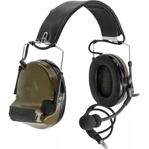 Z-TAC Tactical Aisoft Tactical Helmet Accessories CII  Tactical Headset Noise Reduction and Sound Collecting Headset FG